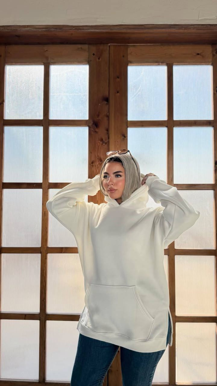 Cloud Oversized Milton Hoodie - Off-White