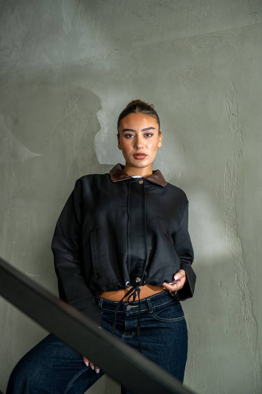 Terra Gabardine Jacket — Black