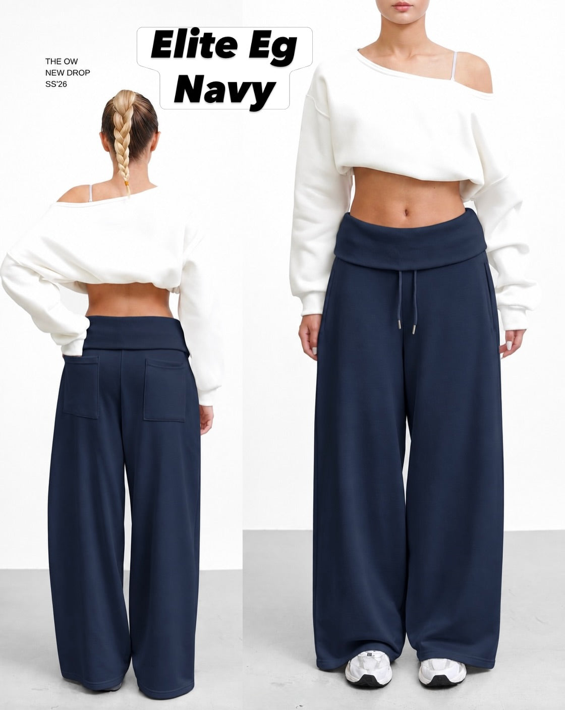 Wide-Leg Cotton Pants | بنطلون قطن واسع - صورة 18 | Elite EG