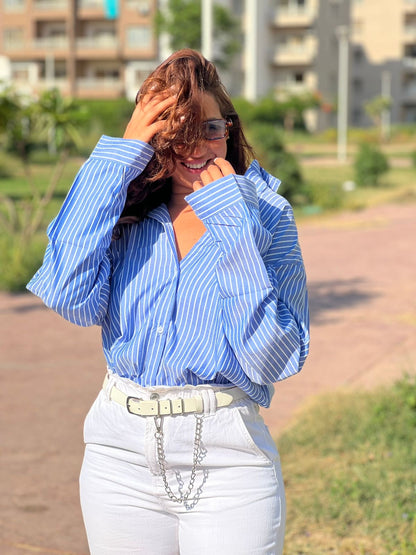 Classic Striped Shirt | قميص مقلم كلاسيك - صورة 1 | Elite EG