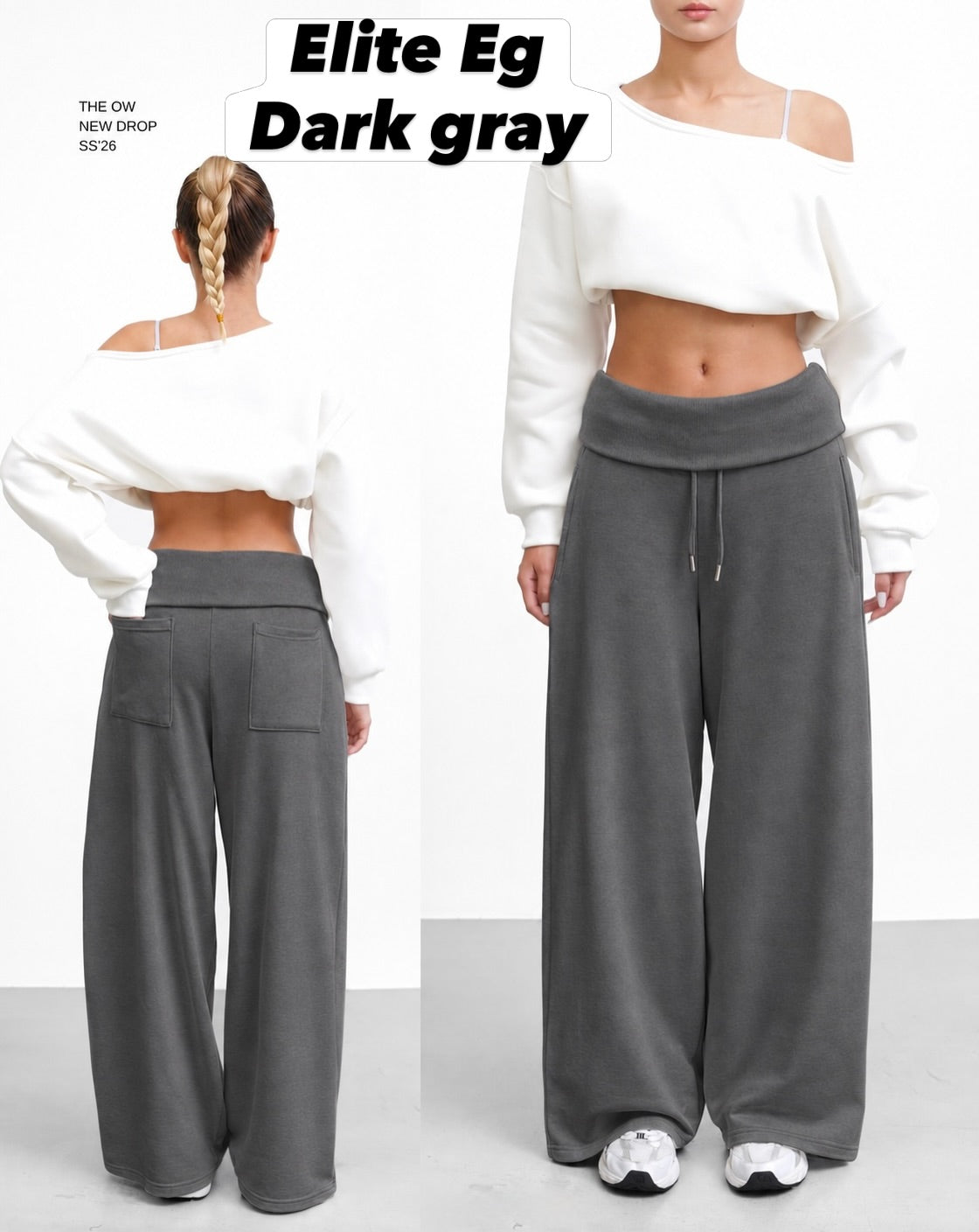 Wide-Leg Cotton Pants | بنطلون قطن واسع - صورة 19 | Elite EG
