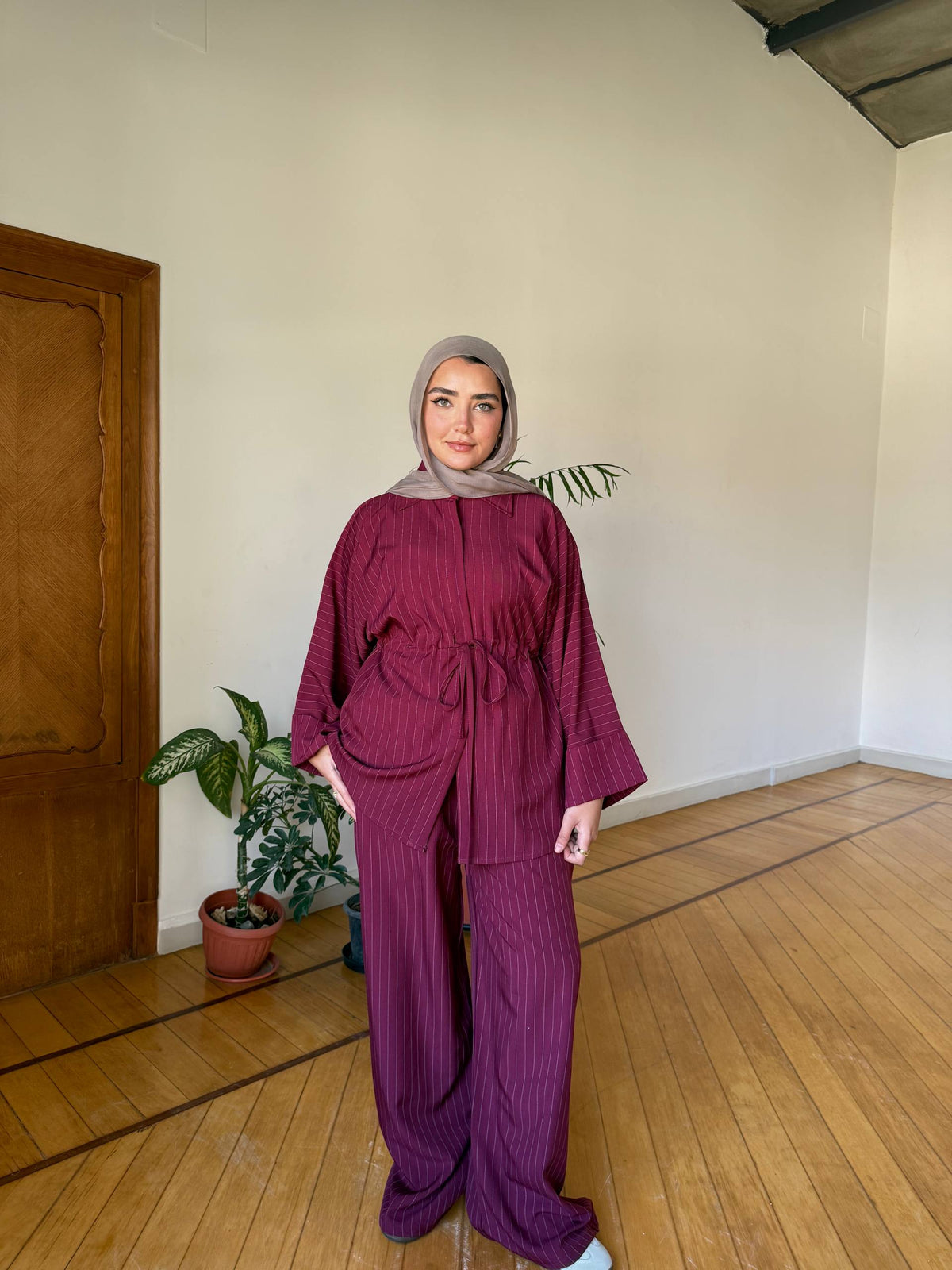 Flow Stripe Set | طقم مقلم نبيتي - صورة 4 | Elite EG