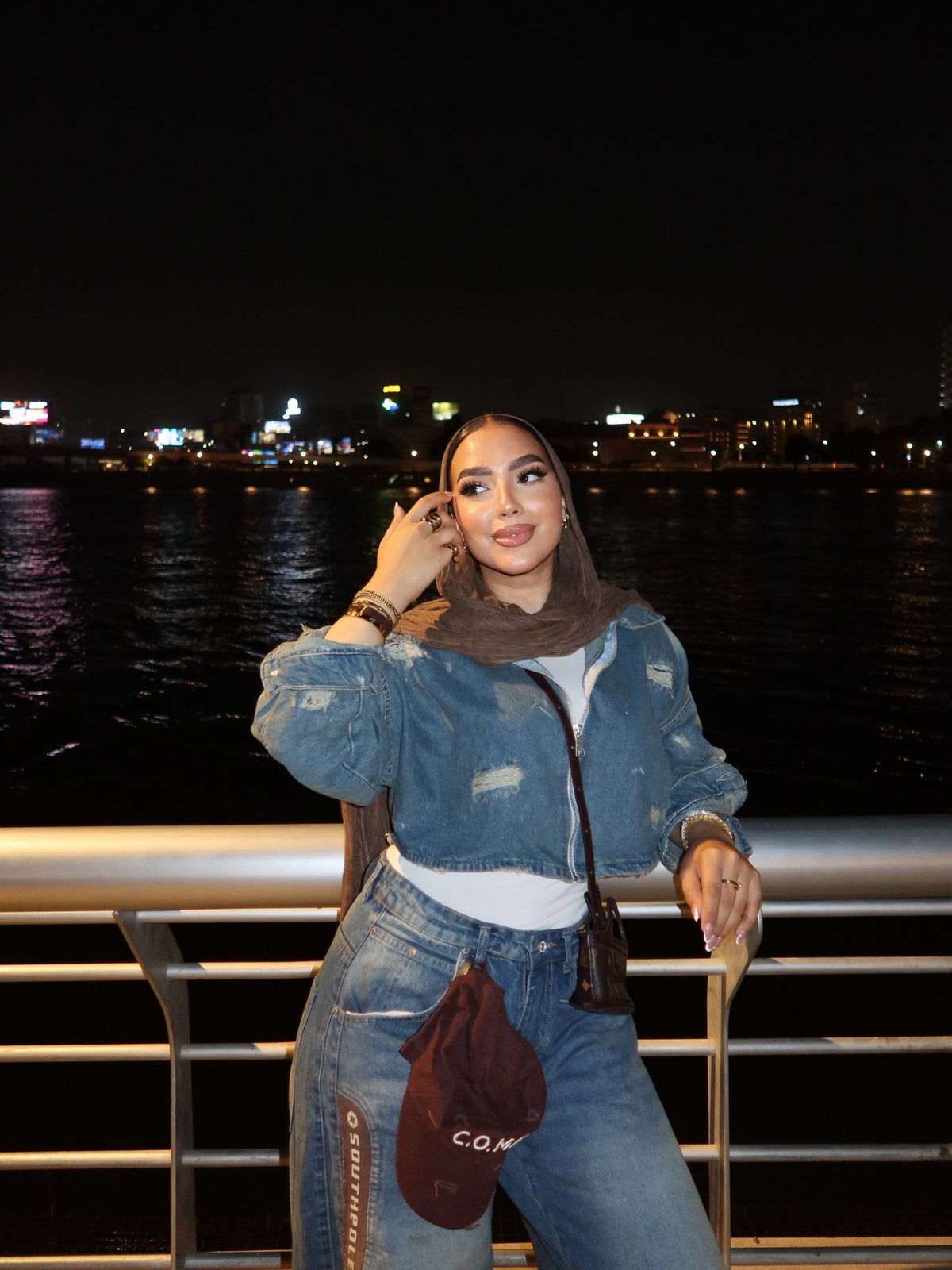 Slash Cropped Denim Jacket | جاكت جينز قصير - صورة 2 | Elite EG