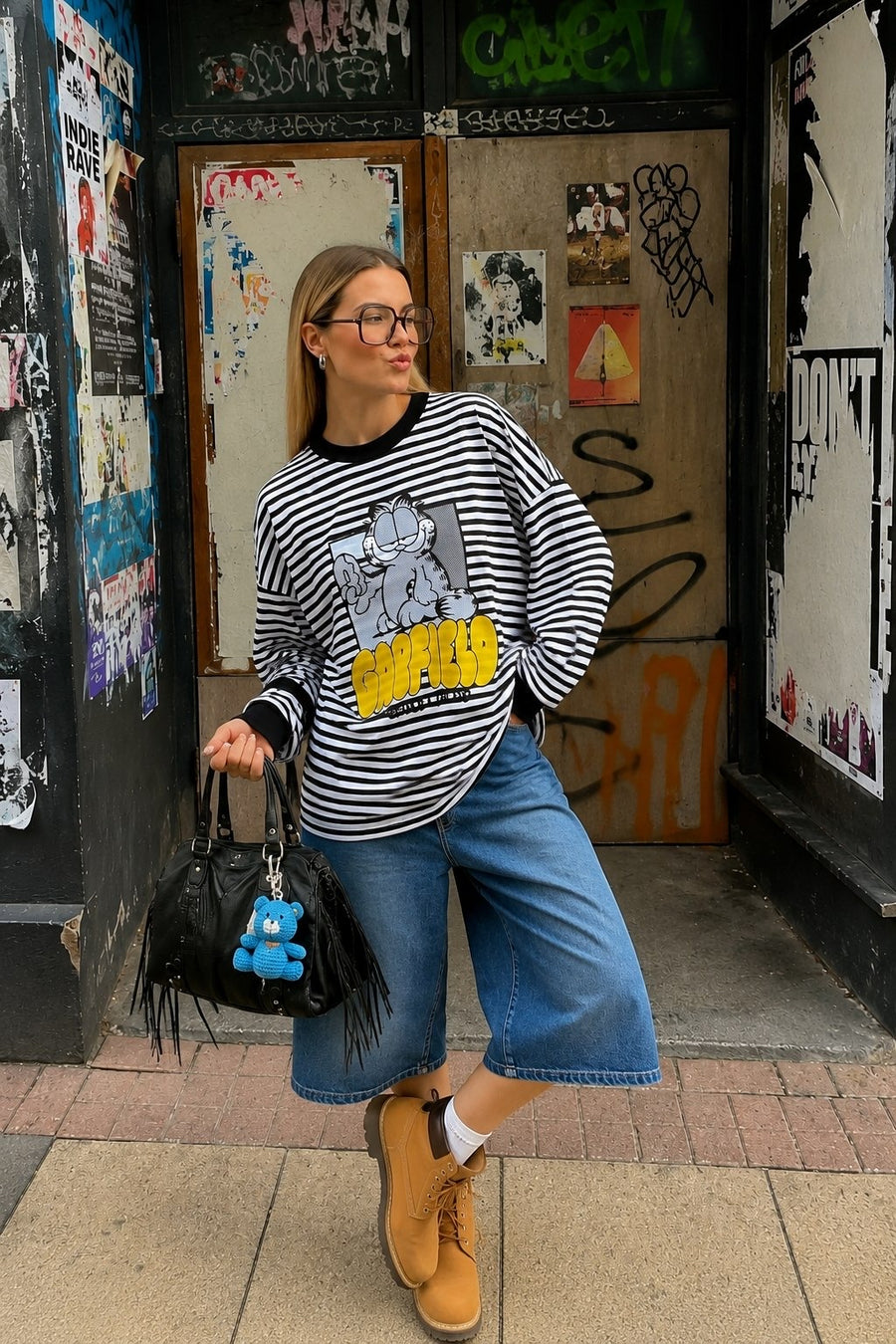 Lazy Mood Stripe Tee