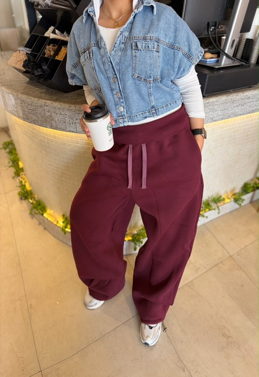 Wide-Leg Cotton Pants | بنطلون قطن واسع - صورة 10 | Elite EG