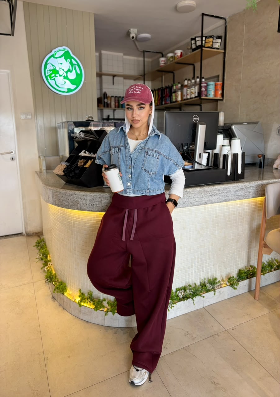 Wide-Leg Cotton Pants | بنطلون قطن واسع - صورة 1 | Elite EG
