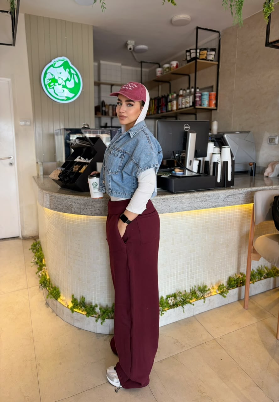 Wide-Leg Cotton Pants | بنطلون قطن واسع - صورة 9 | Elite EG
