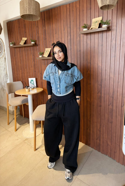 Wide-Leg Cotton Pants | بنطلون قطن واسع - صورة 15 | Elite EG