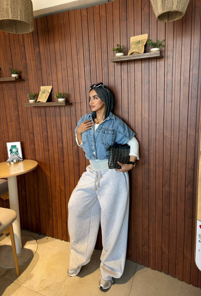 Wide-Leg Cotton Pants | بنطلون قطن واسع - صورة 3 | Elite EG