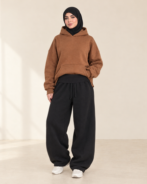 Cloud Set — Milton Hoodie + Wide-Leg Cotton Pants