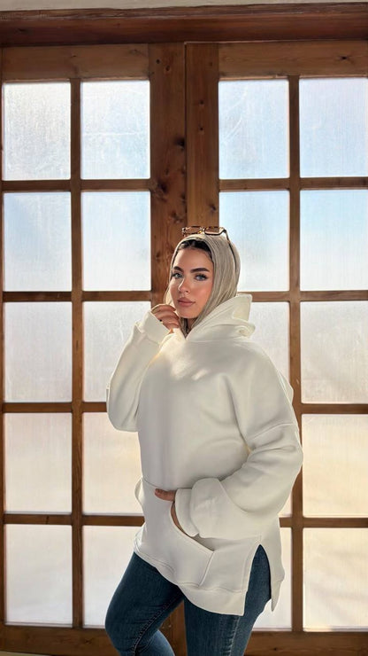 Cloud Oversized Milton Hoodie - Off-White