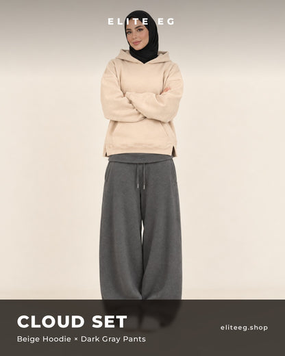 Cloud Set beige x darkgray