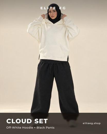Cloud Set offwhite x black