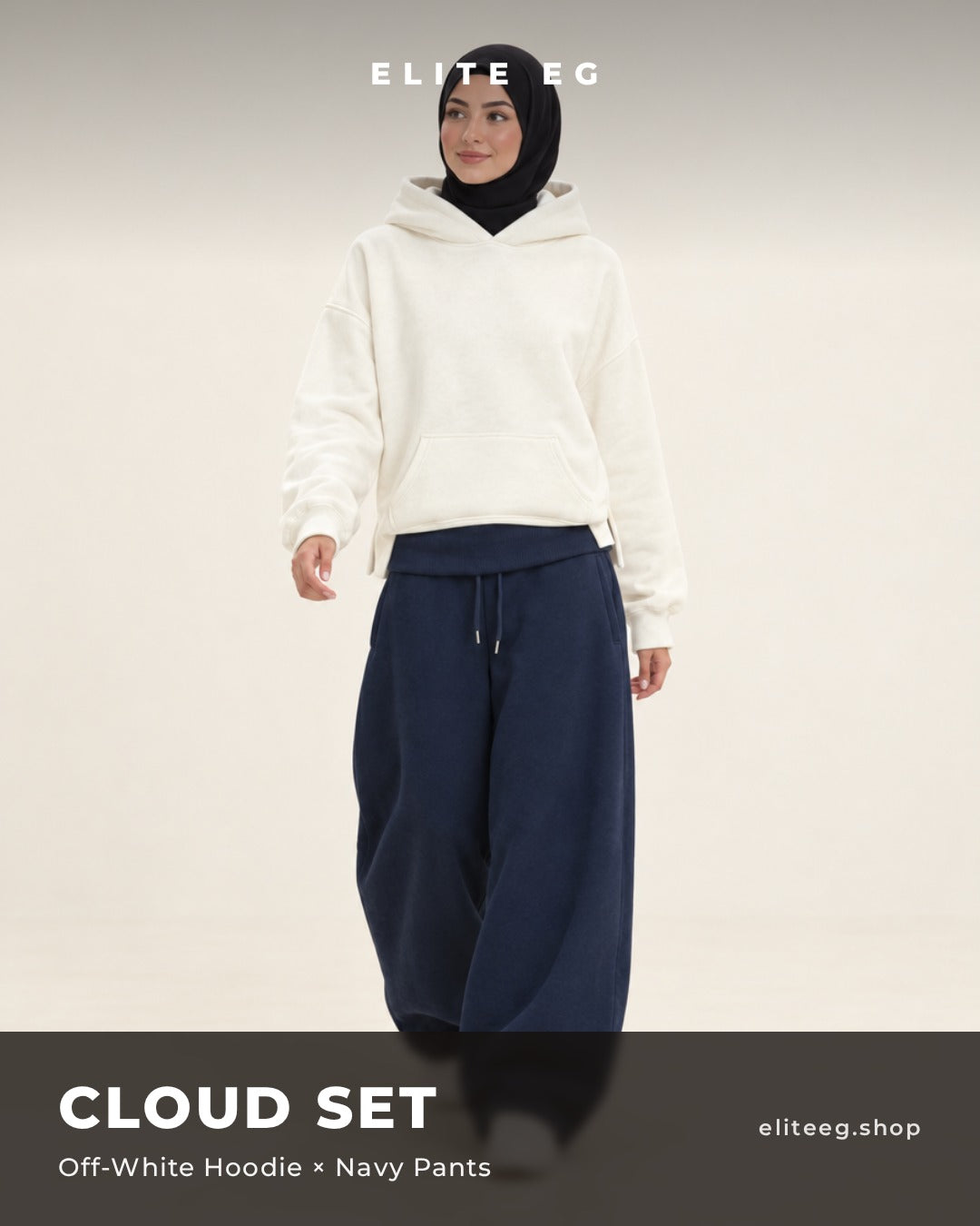 Cloud Set offwhite x navy