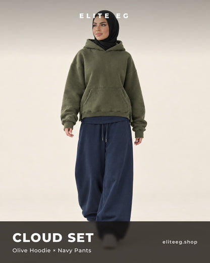 Cloud Set olive x navy