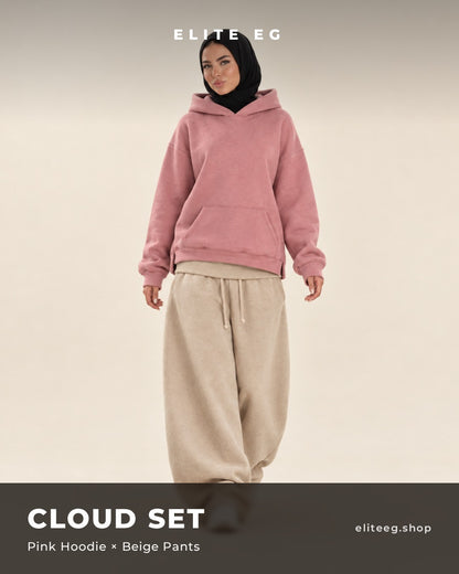 Cloud Set pink x beige