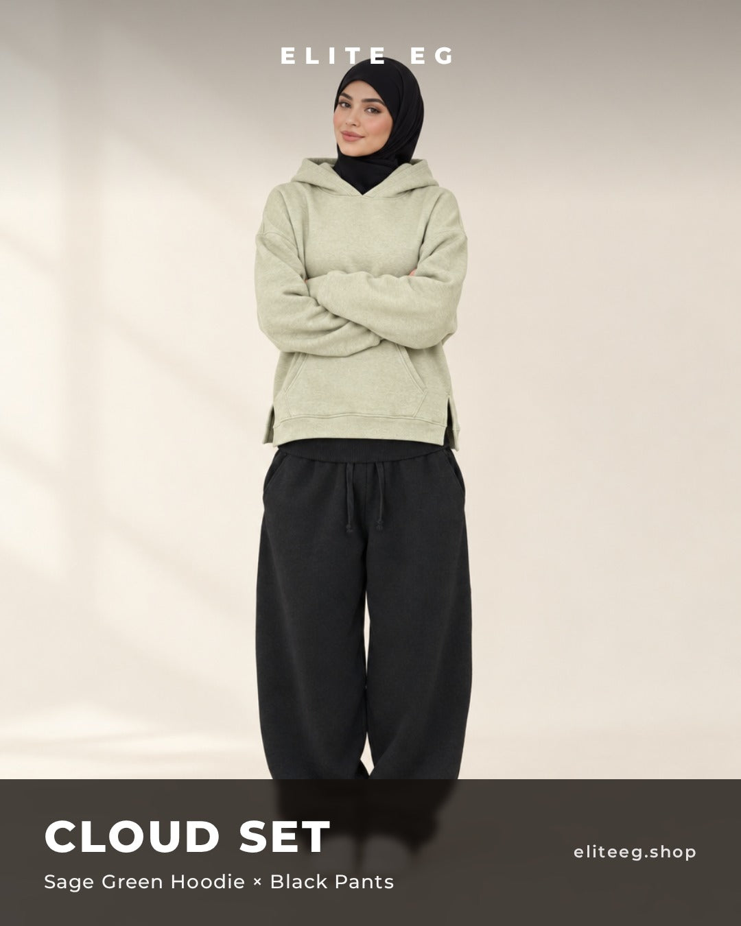 Cloud Set sage x black