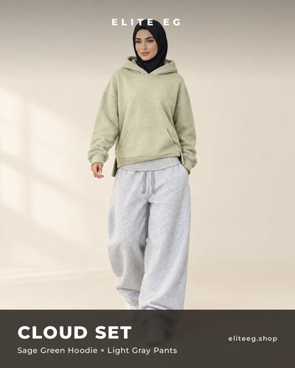 Cloud Set sage x lightgray