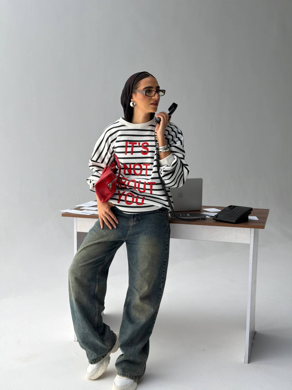 Echo striped Milton sweatshirt