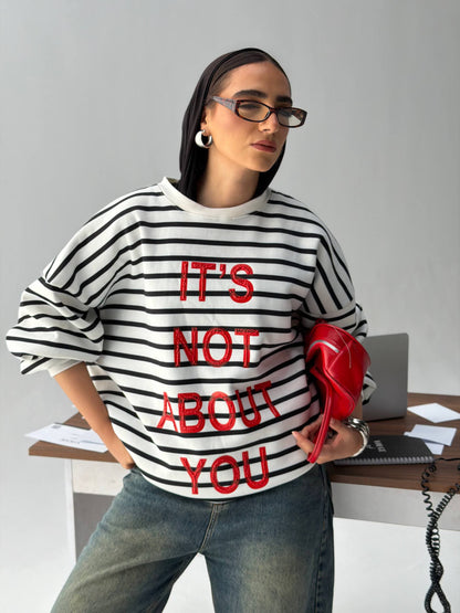 Echo striped Milton sweatshirt