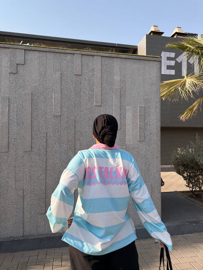 Cloud Vibes Tee | تيشيرت سبورتي أوفر سايز - صورة 7 | Elite EG