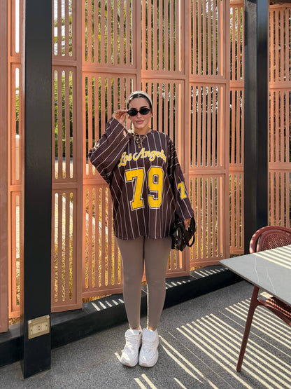 Mocha 79 Tee | تيشيرت أوفر سايز موكا - صورة 8 | Elite EG