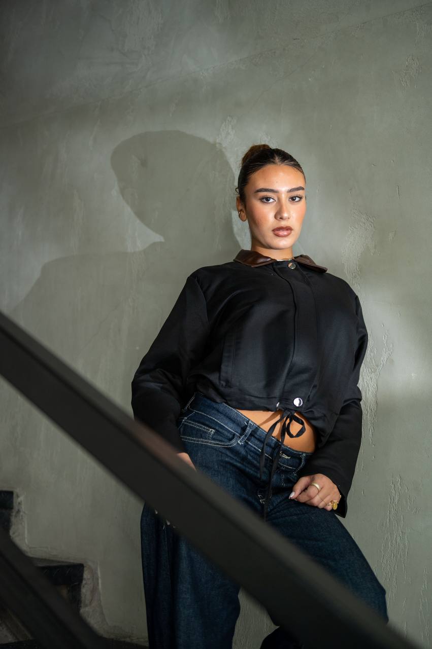 Terra Gabardine Jacket — Black
